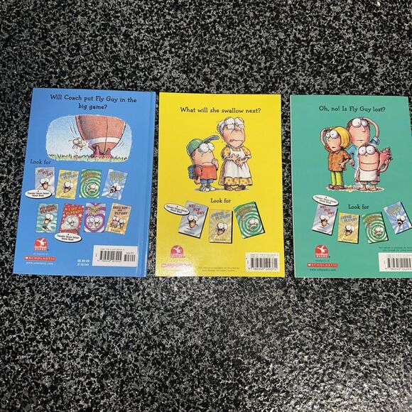 Fly Guy Tedd Arnold Set of 3 Hooray for Fly Guy , Old Lady, Fly High books - Picture 2 of 2